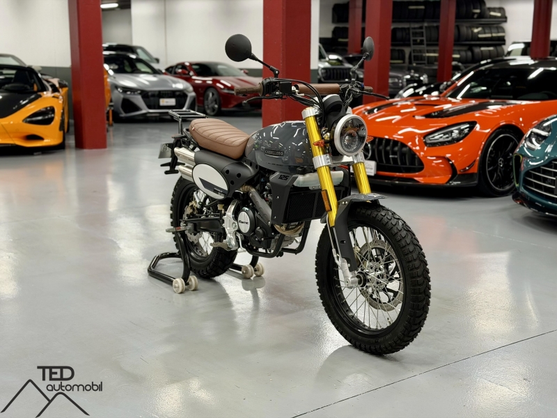 Fantic Caballero Scrambler Deluxe 125 2023 100% Nova