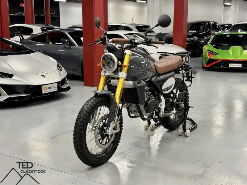 Fantic Caballero Scrambler Deluxe 125 2023 100% Nova