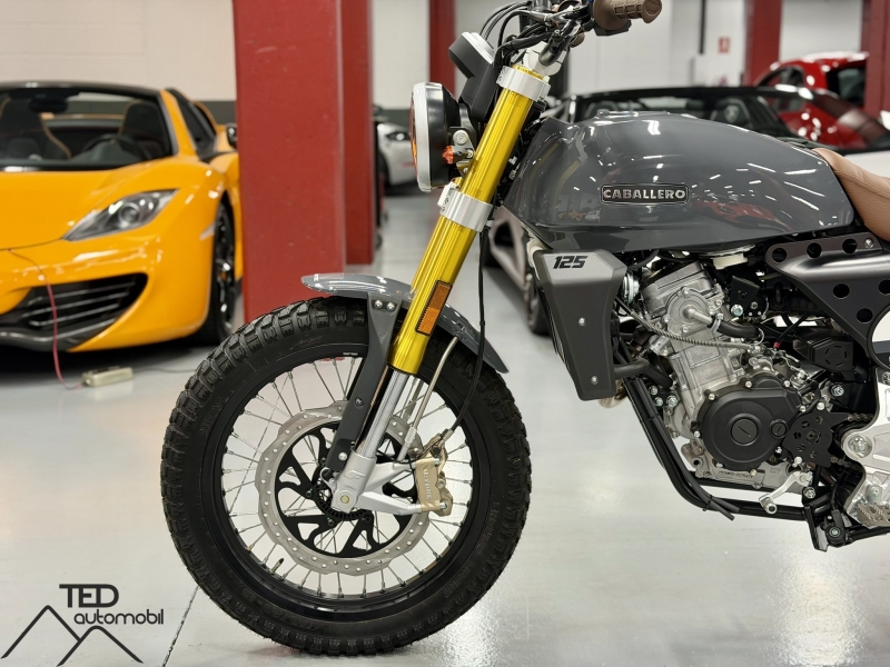 Fantic Caballero Scrambler Deluxe 125 2023 100% Nova