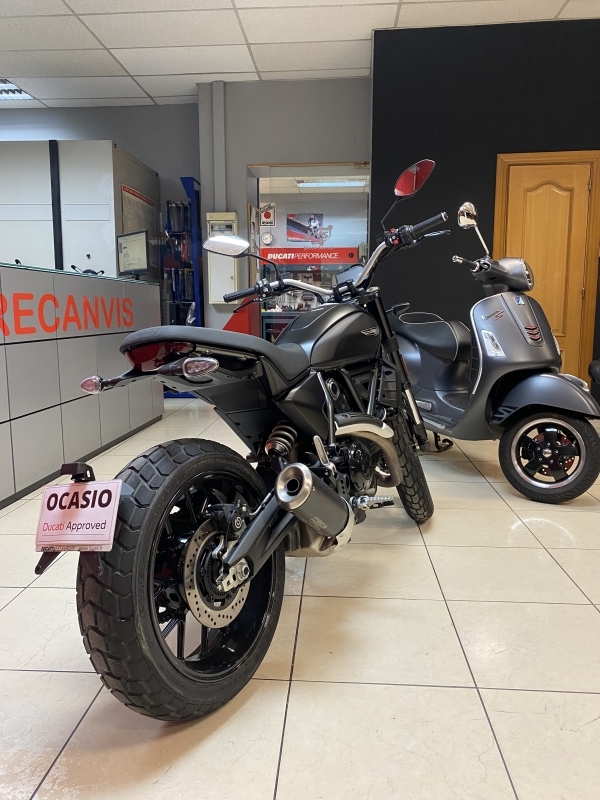 Ducati scrambler icon dark